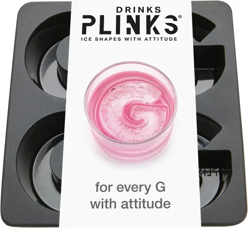 Miniatura 20 de DrinksPlinks Bandeja de Cubitos de Hielo con Letra H - Molde de Cubitos de Hielo de Silicona Personalizado para Whisky – Bandeja Grande