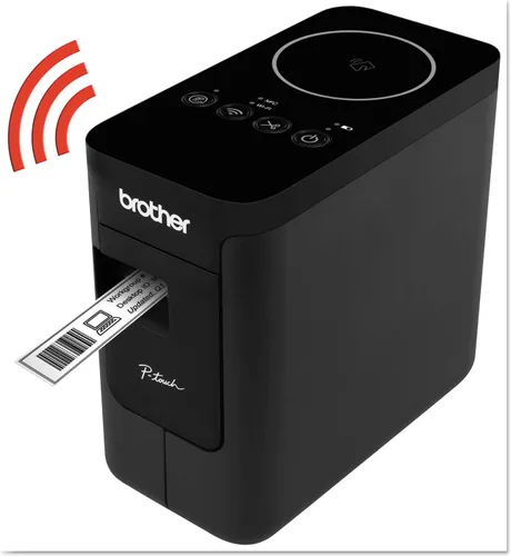 Miniatura 2 de Impresora Brother PTP750W, etiquetadora inalámbrica, 1.18, negra