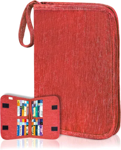 Miniatura 7 de Annmore Tarjetero para tarjetas Yoto, 20 bolsillos para hasta 60 tarjetas, álbum de tarjetas intercambiables, compatible con Yugioh, MTG y otros Azul