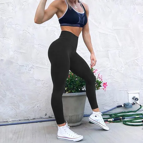 Miniatura 3 de MOOSLOVER Leggings de entrenamiento con levantamiento de glúteos sin costuras para mujer, pantalones de yoga de cintura alta, mallas de contorno
