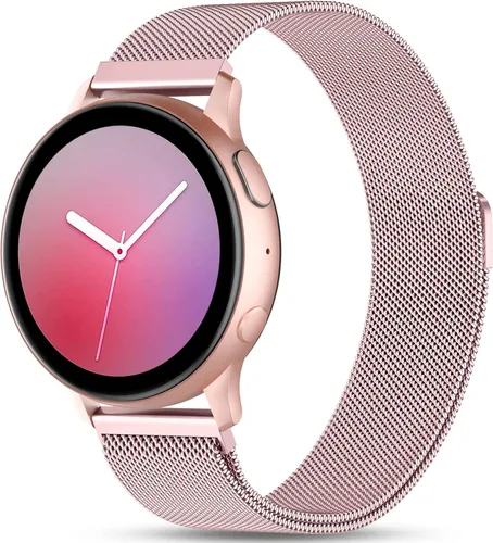 Miniatura 9 de JKD Banda Magnética de Metal Compatible con Samsung Galaxy Watch 7 Banda, Galaxy Watch 6 5 4 FE 40mm 44mm/5 Pro 45mm/Watch 6 4 Classic/Active 2