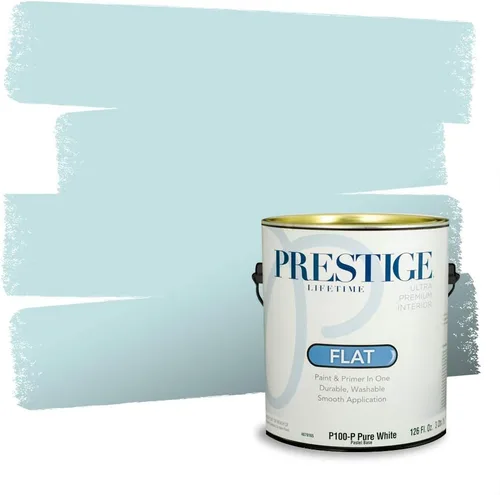 Miniatura 234 de Pintura Exterior + imprimación PRESTIGE, todo-en-uno, 1 galón, acabado mate, color comparable al Valspar* Royal Gray* VS151-Gris real