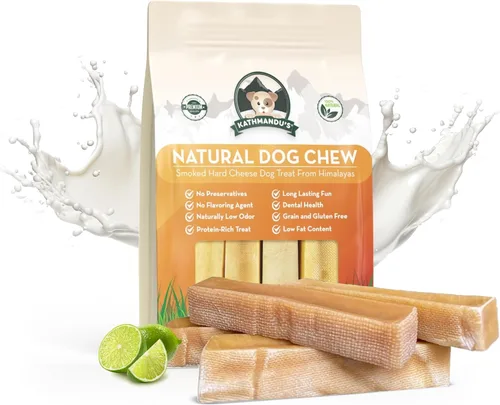 Miniatura 11 de KATHMANDU'S Auténticos masticables de queso de yak para perros del Himalaya, golosinas nutricionales naturales y ricas en proteínas, masticables