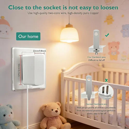 Miniatura 4 de Lnauy Cargador para humidificador Frida Baby compatible con Frida Baby 3 en 1 Cool Humidifier Cable de alimentación de repuesto Cable de carga de 24