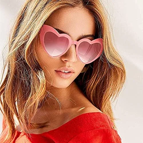 Miniatura 7 de boqopod Clout Heart Shaped Sunglasses Goggles Vintage Cat Eye Mod Style Retro Kurt Cobain Glasses
