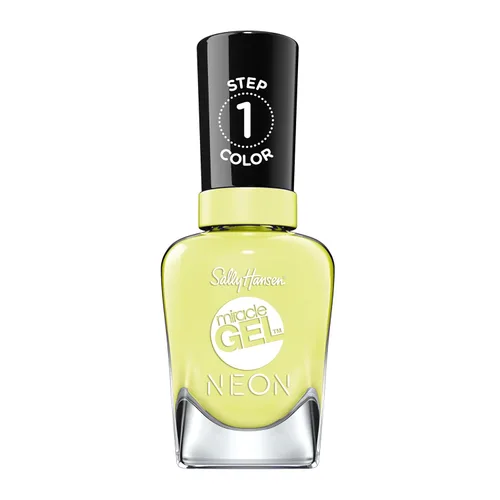 Miniatura 37 de Sally Hansen Miracle Gel Neons Esmalte de uñas de calidad de salón Fórmula similar a gel, sistema de dos pasos, no necesita luz UV, larga duración