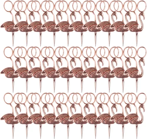 Miniatura 25 de JubileeYarn - Tijeras para bordar, diseño de flamenco, color rosa, 1 par Rosa flamenco