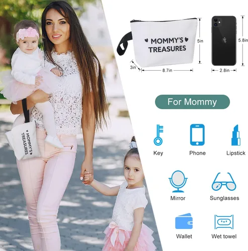 Miniatura 5 de Extrogif MAMA - Bolsa de mano para el día de la madre, regalos para la nueva mamá, mujeres embarazadas, bolsa de hospital esenciales para el parto