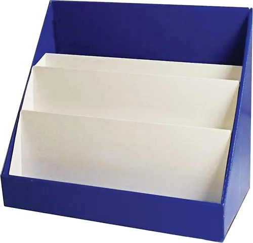 Miniatura 9 de Classroom Keepers - Buzón de cartón resistente, 10 ranuras, azul, 16-5/8 pulgadas de alto x 21 pulgadas de ancho x 12-7/8 pulgadas de profundidad, 1
