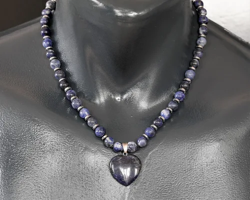 Miniatura 9 de Colgante de corazón de aventurina natural, Collar de cuentas de aventurina genuina, Collar de piedra verde, Collar de piedras preciosas, Cuentas