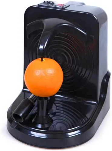 Pelamatic Pelador Eléctrico de Frutas | Pelador Automático de Naranja, Manzana, Papa | Acero Inoxidable Duradero | Versátil y Fácil de Usar | Negro
