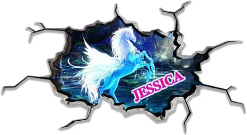 Miniatura 32 de Calcomanía de pared personalizada con nombre de graffiti 3D, calcomanía decorativa de vinilo artística personalizada, extraíble, despegar y pegar