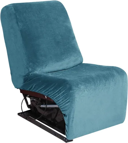 Miniatura 13 de Jonuiony Fundas para sofá reclinable de 5 plazas, funda para sofá reclinable en forma de U, fundas elásticas de terciopelo para sofá modular para 5
