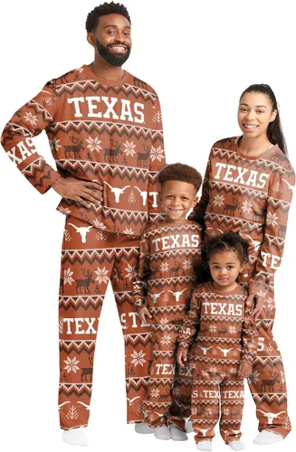 Miniatura 5 de FOCO - Conjunto de pijama familiar a juego con estampado llamativo del equipo de la NCAA, para unisex-adulto