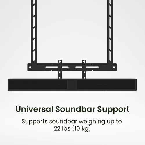 Miniatura 2 de Kanto SB250 Premium Barra de sonido universal para TV y soporte de pared - Soporta barras de sonido de hasta 22 libras - Se adapta a la mayoría