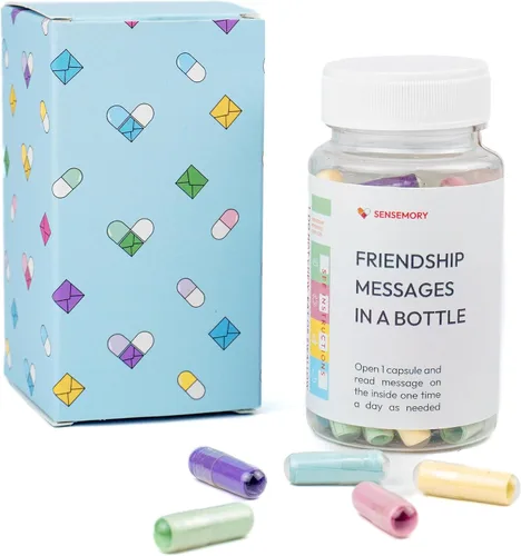 Miniatura 2 de 50 Mensajes de Amistad en Cápsulas en una Botella para Mujeres, Mejores Amigas, Regalos para Hermanas, Mejor Amiga, Regalos de Simpatía, Regalos