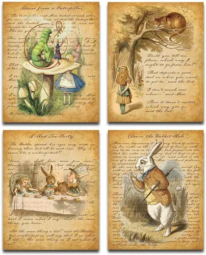 Miniatura 11 de Alicia en el país de las maravillas - Póster de pared sin marco de 11 x 14 pulgadas - Regalos y decoraciones perfectos de Alicia en el país