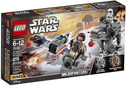 Juego LEGO Star Wars Microfighters: Speeder Esquiador vs. Caminante de la Primera Orden 75195