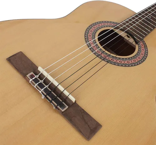 Miniatura 4 de Cuerdas de guitarra clásica de nailon negro, 2 juegos y herramienta de encordado 3 en 1 con enrollador, cortador, extractor de pasadores