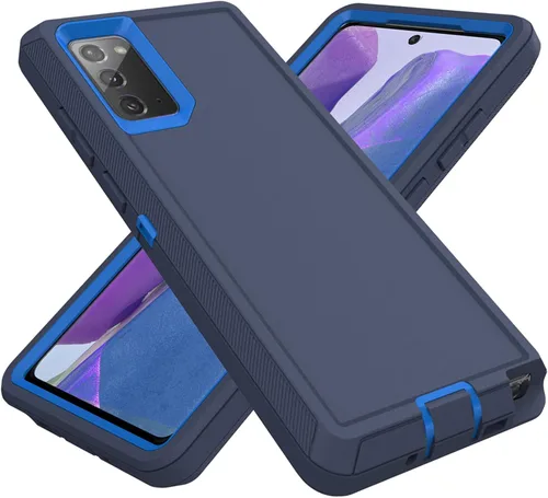 Miniatura 12 de Funda para Samsung Galaxy Note 20 (no para Note 20 Ultra), resistente funda protectora a prueba de polvo, a prueba de golpes, protección contra Negro