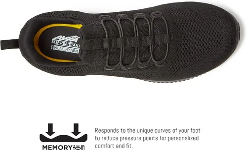 Miniatura 4 de Avia Anchor SR - Zapatos de malla antideslizantes resistentes al agua para hombre, para restaurante, trabajo y seguridad para hombre, mediano