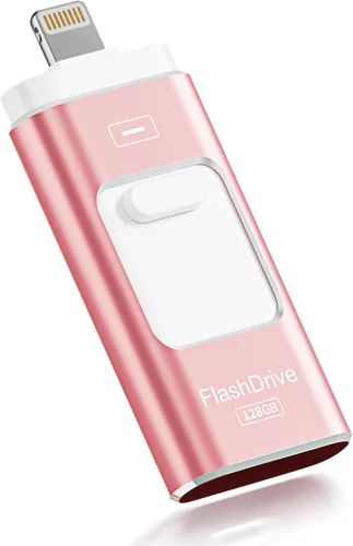 Miniatura 11 de Unidad Flash Certificada MFi Apple de 256GB para iPhone, Palillo de Fotos, Memoria USB Stick para Fotos y Videos, Unidad Flash de Alta Velocidad Rojo