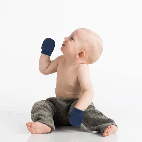 Miniatura 6 de Uttpll Manoplas de algodón para recién nacido, guantes transpirables para niños y niñas de 0 a 6 meses