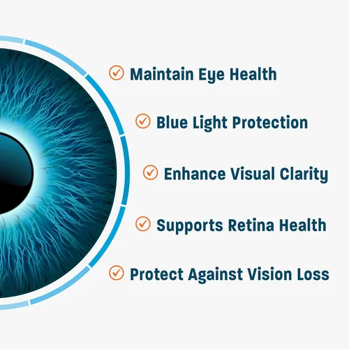 Miniatura 2 de VISION PROTECTION AREDS 2 Suplemento de vitaminas y minerales para la salud ocular, fórmula de estudio AREDS 2 del Instituto Natural del Ojo AREDS 2