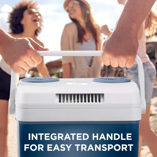 Miniatura 6 de Ivation Enfriador y calentador eléctrico con asa Refrigerador termoeléctrico portátil de 27 cuartos (25 L) para vehículos y camiones Cable