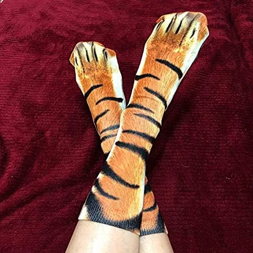 Miniatura 4 de Calcetines con diseño de pata de animal, divertidos regalos de Navidad, para adultos, hombres, mujeres, adolescentes, niños, regalos de broma