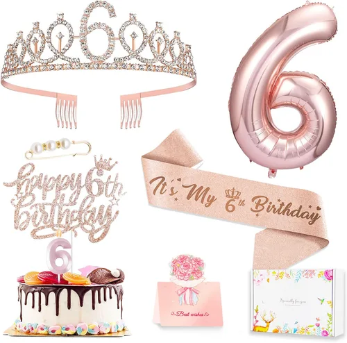 Miniatura 33 de Decoraciones de cumpleaños número 20 para mujer, banda y corona de cumpleaños, decoración de pastel y velas, globos de números, regalos de 20