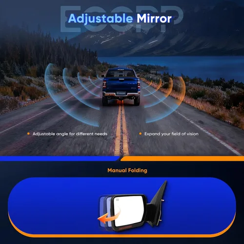Miniatura 7 de ECCPP Luces de charco de señal de giro con calefacción eléctrica, repuesto para espejo lateral del conductor, ajuste 2007-2014 para Ford