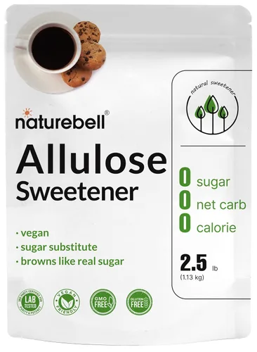 Miniatura 8 de NatureBell Edulcorante de Allulosa, 5 libras Apto para dieta Keto y vegano, sustituto del azúcar blanco 0 calorías, 0 azúcar, 0 carbohidratos