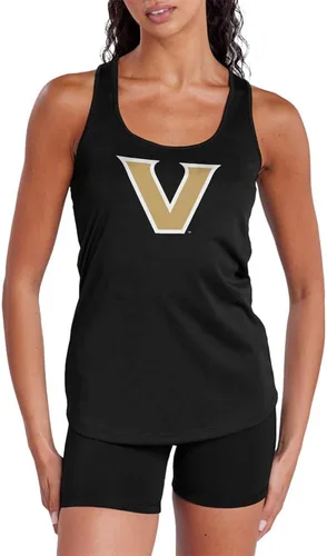 Miniatura 211 de Camiseta deportiva sin mangas oficial de NCAA Collegiate para mujer, con espalda cruzada, colección con logotipo primario