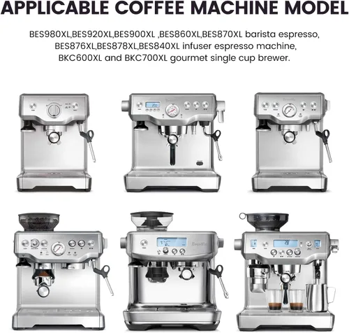 Miniatura 3 de Paquete de 2 filtros Breville de carbón para máquinas de espresso, reemplazos de filtro de agua para máquina de café espresso Breville