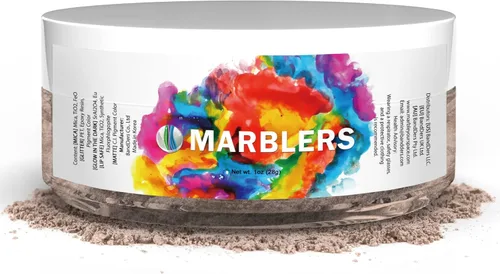 Miniatura 60 de MARBLERS - Polvo de mica de grado cosmético, nacarado, no tóxico, vegano, libre de crueldad, sombra de ojos, esmalte de uñas, arte de uñas, [Gris]