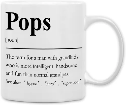 Miniatura 10 de QASHWEY Abuelito - Taza de café para abuelo, regalo de Abuelito, regalo para abuelo, taza de café y té, regalos para AbuelitoSpanish GrandpaPapa, El