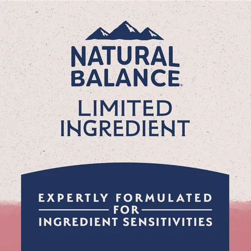 Miniatura 7 de Natural Balance Alimento seco para perros adultos de ingredientes limitados con granos saludables, receta de salmón y arroz integral, 24 libras