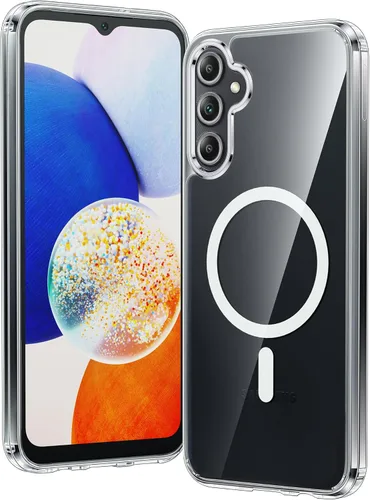 Miniatura 21 de FNTCASE Funda para iPhone 13 Pro-Max: Fundas magnéticas transparentes compatibles con Magsafe Slim anti amarillamiento protección contra caídas