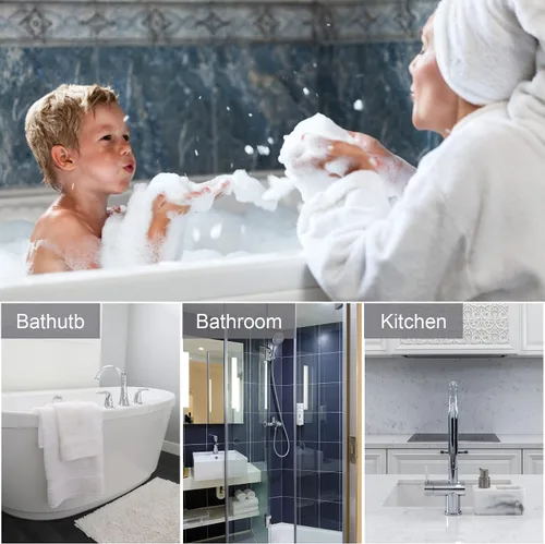 Miniatura 4 de 4 Piezas de Captador de Pelo para Desagüe de Ducha, Tapón para Bañera, Protectores de Desagüe para el Hogar, Cubierta de Desagüe con Ventosa, Trampa
