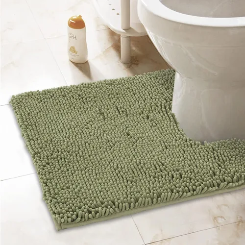 Miniatura 36 de ITSOFT Alfombra de Felpa para Baño 59x21 pulgadas, Tapetes de Baño Absorbentes Lavables a Máquina Antideslizantes, de Secado Rápido, Alfombras
