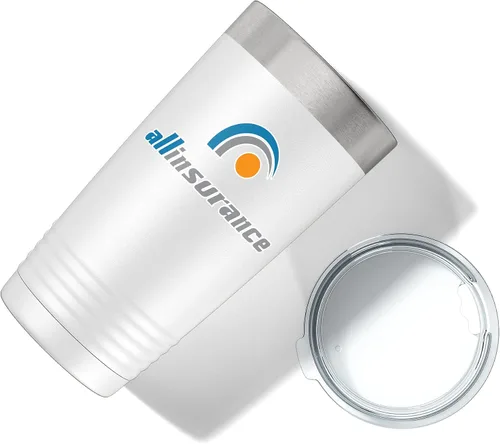 Miniatura 5 de Vaso personalizado de 20 onzas (17 colores) impreso aislado de acero inoxidable con recubrimiento en polvo con tapa, artículos promocionales