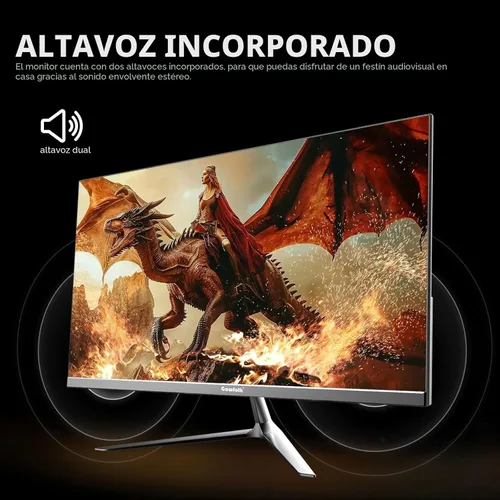 Miniatura 4 de Gawfolk - Monitor para juegos de 24.5 pulgadas, PC 200Hz, pantalla FHD 1080p, altavoces incorporados, 1ms sin bisel, FreeSync, 99% sRGB, ángulo