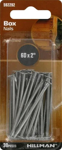 Miniatura 2 de Hillman Clavos de caja pulidos (6D x 2") - 30 piezas (plata)
