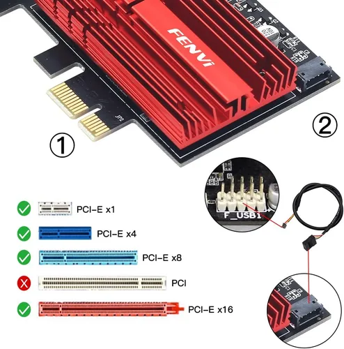 Miniatura 4 de WiFi 6E AX210 PCI-E Tarjeta de red WiFi BT5.3 160MHz Tri-Band expande WiFi a 6GHz/5GHz/2.4GHz 5400Mbps Gigabit AX210ngw PC de escritorio PCIe