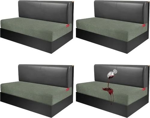 Miniatura 88 de Fundas de cojín impermeables para sofá, funda elástica lavable con diseño elástico antideslizante, protector de muebles para mascotas y niños