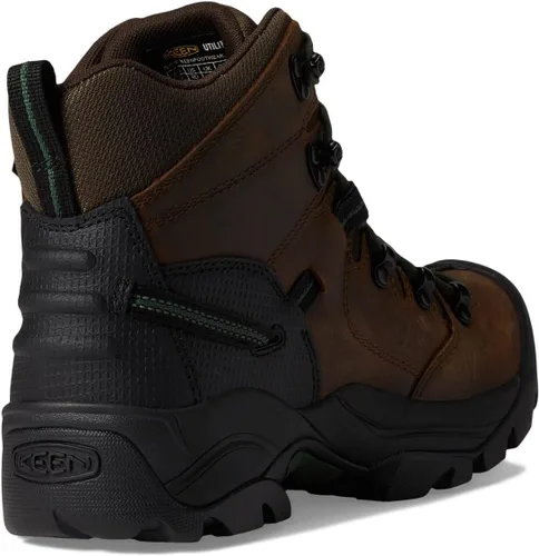 Miniatura 5 de KEEN Utility Pittsburgh Energy Botas de trabajo impermeables (punta de compensación) de 6 pulgadas para hombre Cascada Marrón/Pastos Verdes