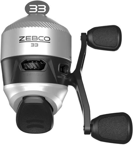 Miniatura 9 de Zebco 33 Spincast - Carrete de pesca, recuperación intercambiable a derecha o izquierda, alerta de mordida incorporada, engranajes totalmente