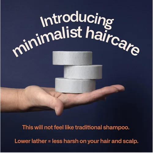 Miniatura 4 de Modern Mammals Barra de champú ligera – Cuidado minimalista del cabello, espuma baja, baja espuma, vegano, cuero cabelludo sensible, sin cacao, anti