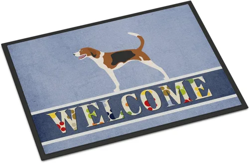 Miniatura 103 de Caroline's Treasures BB8321JMAT - Felpudo de bienvenida Berger Picard de 24 x 36 pulgadas, tapete azul para puerta delantera, para interiores